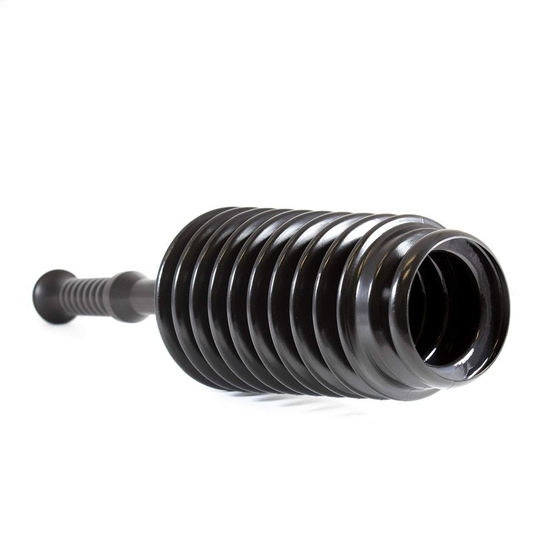 Heavy Duty All Purpose Plunger with Air Release Valve for Toilets and Sinks - Black