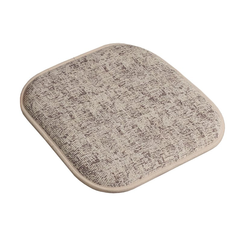 Memory Foam No Slip Chair Pad Cushion 2-Pack - Off-White