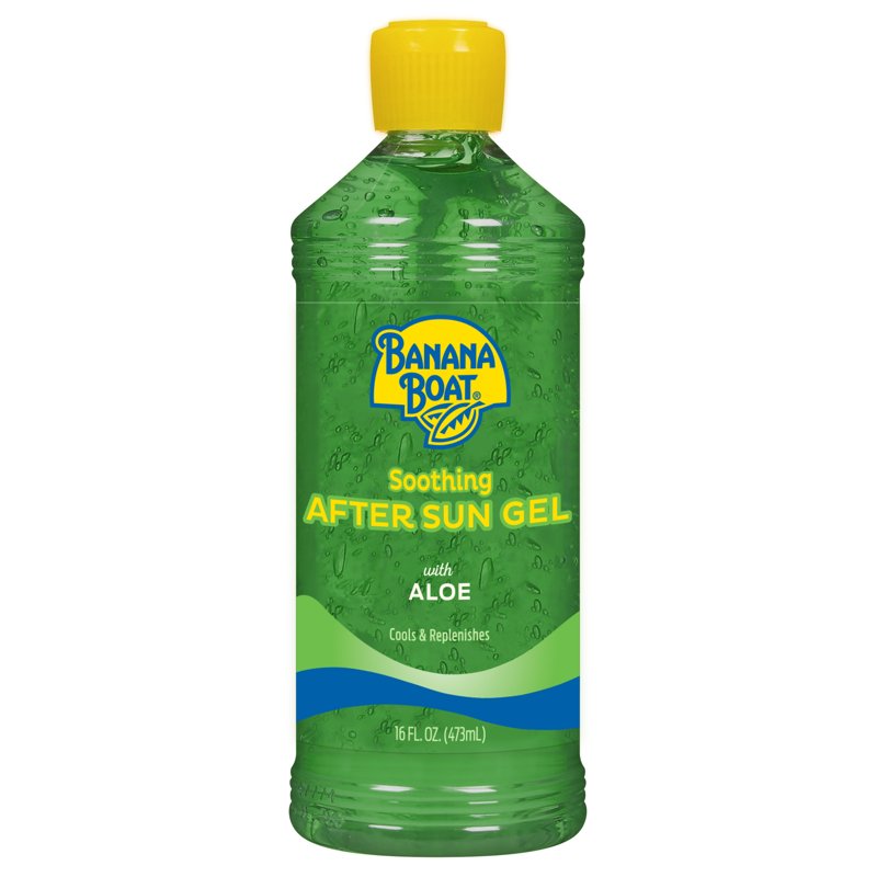 Soothing Aloe Vera Gel for Sunburn Relief - 16 fl oz