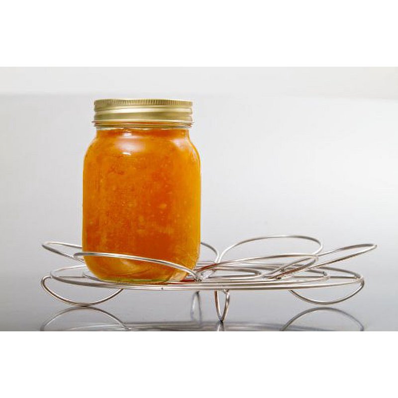 Stainless Steel Canning Rack - Reversible & Stackable Jar Holder