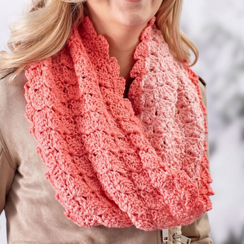 Red Heart Ombre Medium Acrylic Yarn - 482 Yards, Single Variation