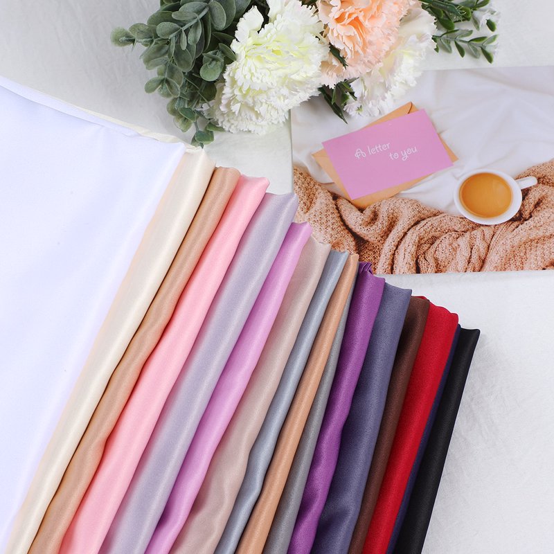 Silky Satin Body Pillow Cover 21x54 Inches Zippered Champagne - Soft & Breathable
