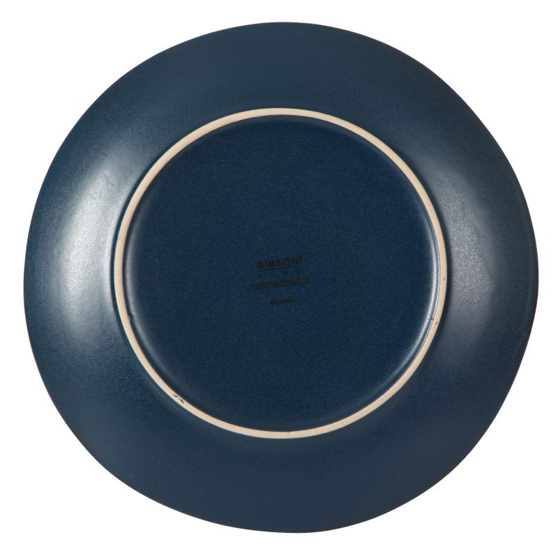Matte Navy Ceramic Dinnerware Set - 12-Piece
