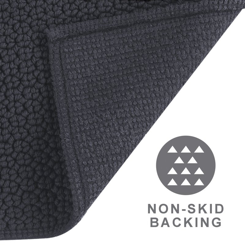 Better Homes & Gardens Signature Soft Grey Shadow Bath Mat - 20x34 in, Cotton Looped - Variation of THIS listing