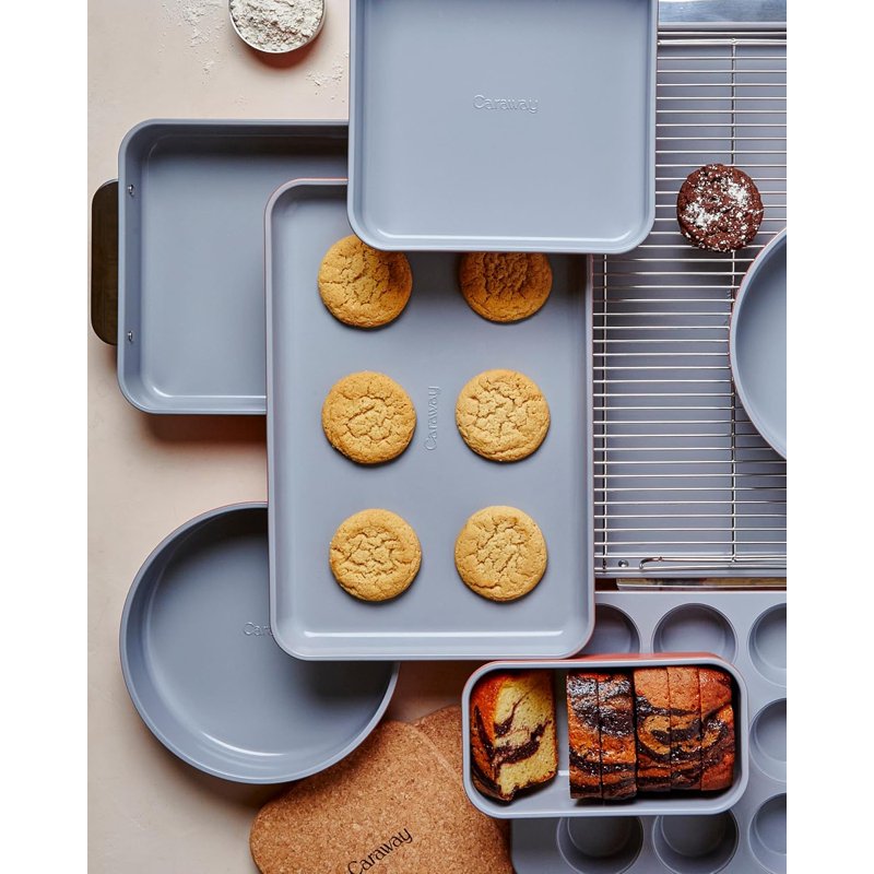 Medium Non-Stick Ceramic Baking Sheet - 15" x 10" - Gray