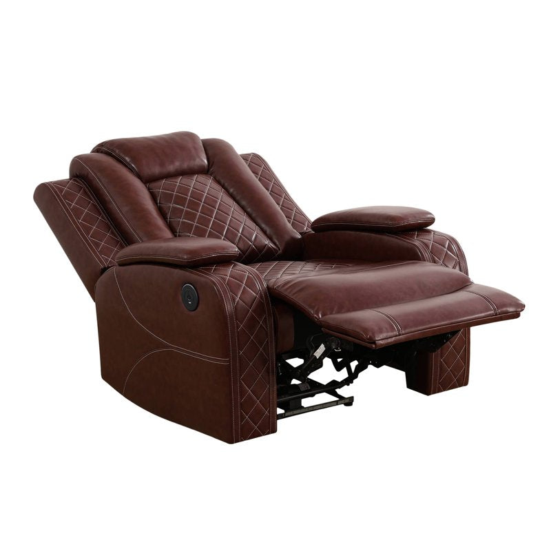 Electric Recliner Chair with USB Charging & Adjustable Backrest