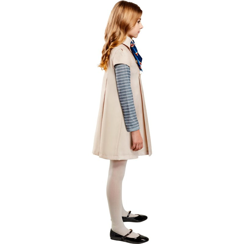 M3GAN Halloween Costume Dress for Children Girls L (10-12) - Spooky AI Character
