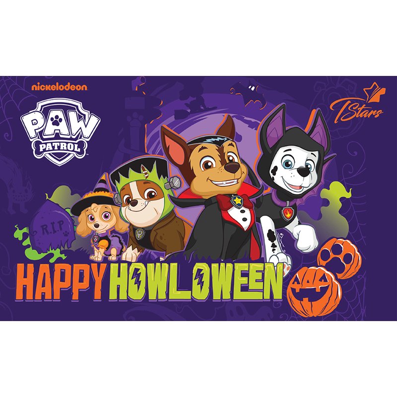 Toddler Paw Patrol Halloween T-Shirt - Nickelodeon Official Orange 3T