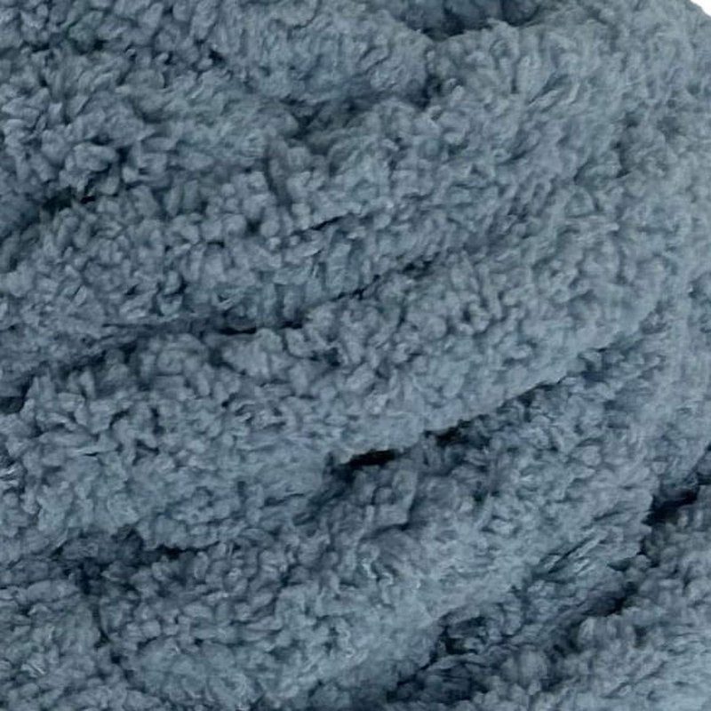 Chunky Chenille Yarn - Light Blue, 31.7 Yards, Soft 100% Polyester, Super Bulky