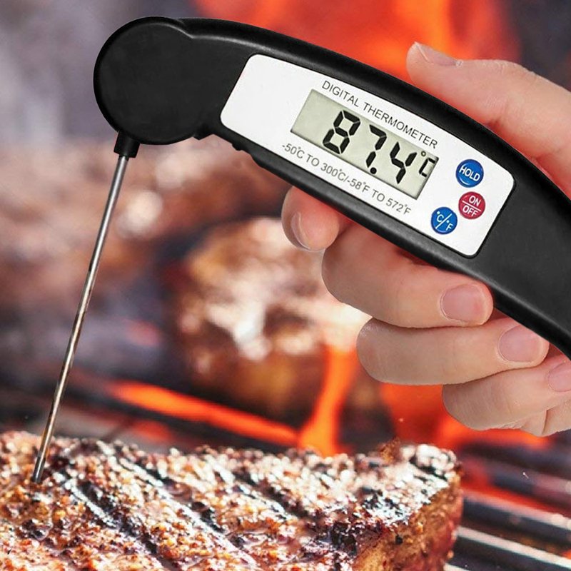 Instant Read Digital Food Thermometer - White