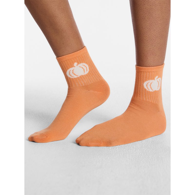Halloween Women's Sleepshirt and Socks Set - Winter White Coffee 2X