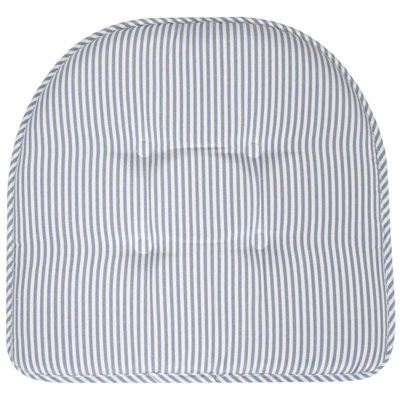U-Shaped Memory Foam Chair Pads - Blue 4-Pack