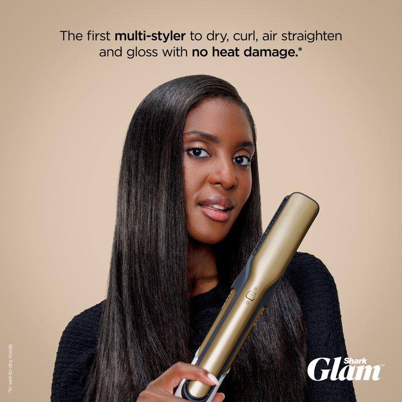 Shark Glam Ceramic Air Styling & Drying System - Gold