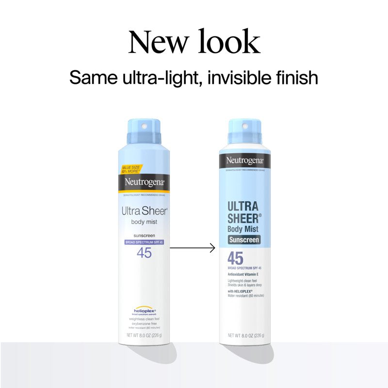 Broad Spectrum Sunscreen Spray SPF 45 - 3 Pack