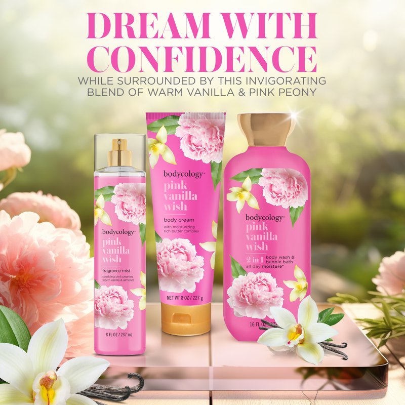 Pink Vanilla Wish Body Mist - 8 fl. oz. Fragrance Spray