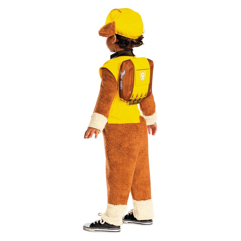 Toddler Paw Patrol Rubble Deluxe Jumpsuit Costume - Size M