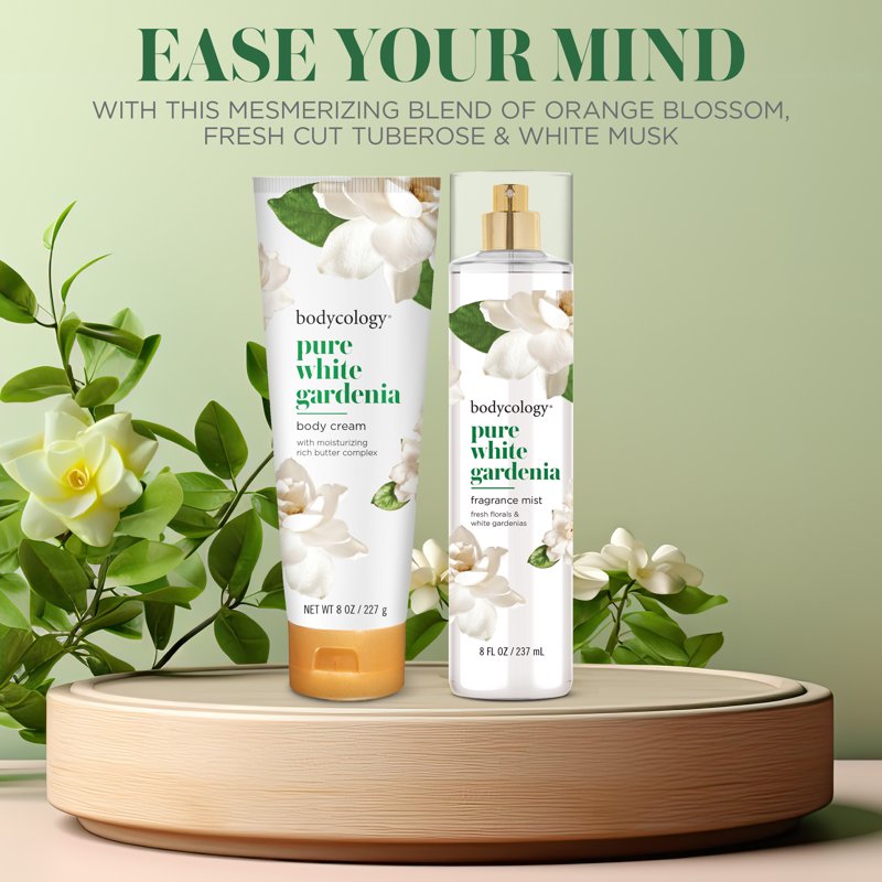 Pure White Gardenia Shea Butter Body Cream - Ultra-Hydrating Floral Scent
