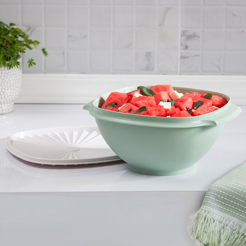 2-Pack Heritage 11.75-Cup Food Storage Bowl with Lid - Green