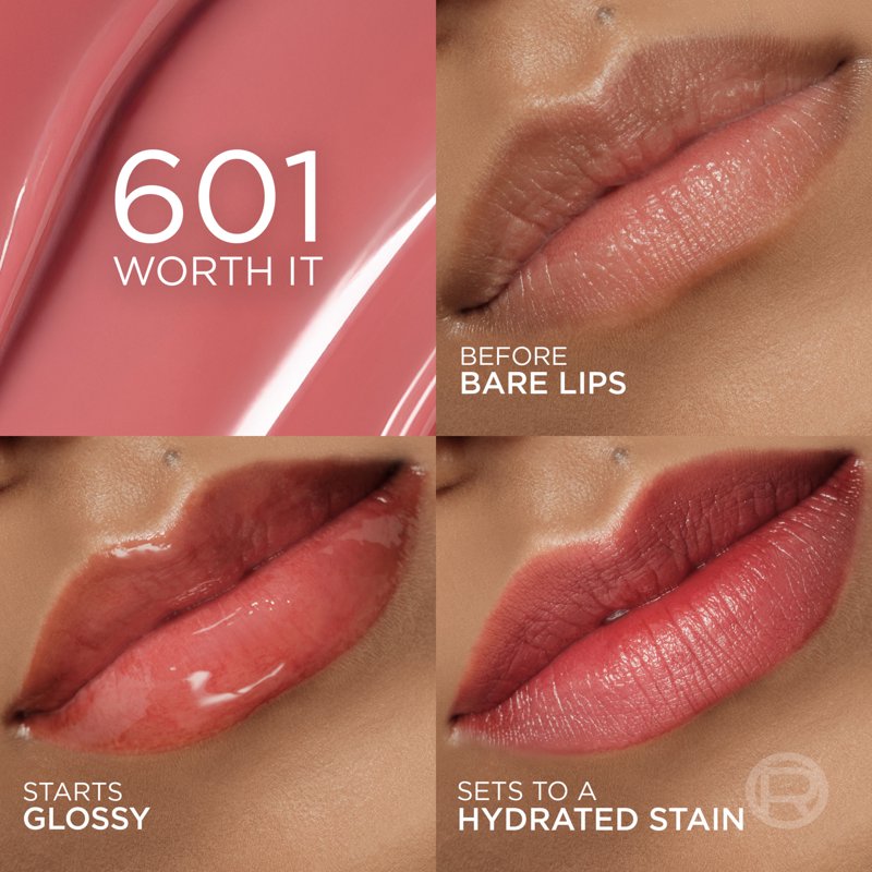 Hyaluronic Acid Hydrating Lip Stain & Serum - Long-Lasting Lip Color