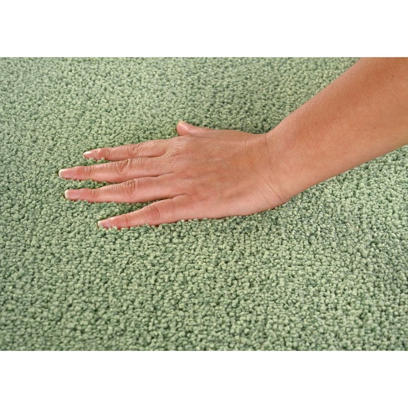 Garland Washable Bath Rug Set - 3 Piece Deep Fern Bathroom Mat & Toilet Lid Cover