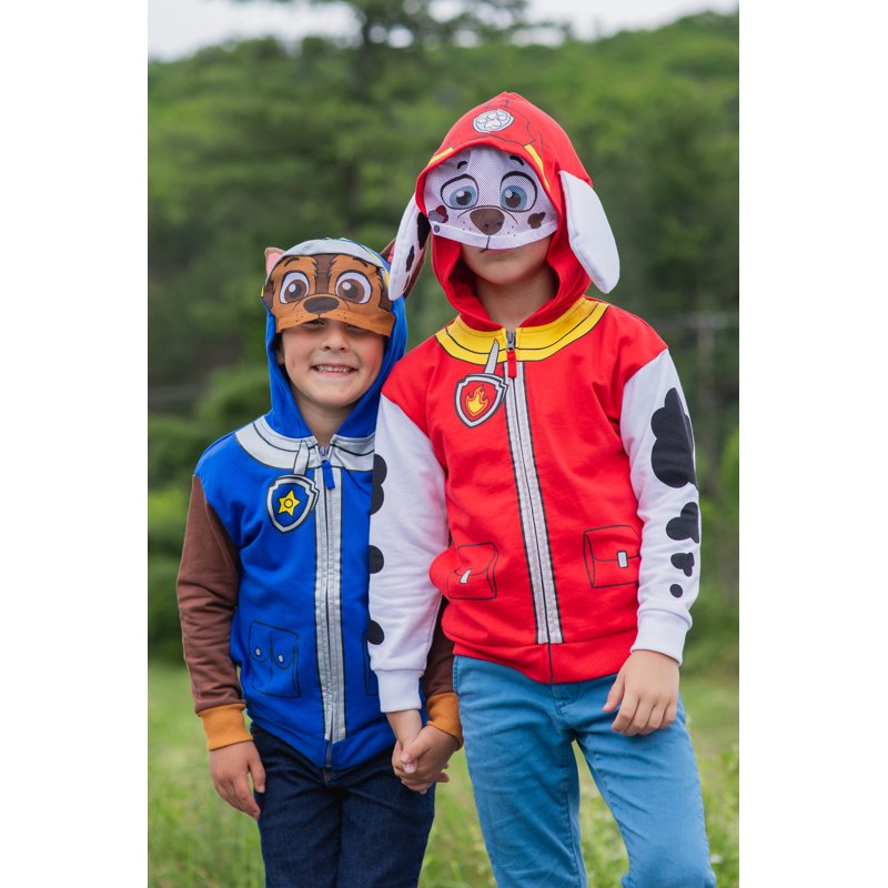 Paw Patrol Marshall Fleece Zip-Up Hoodie for Toddler & Little Boys - Variation 7-8
