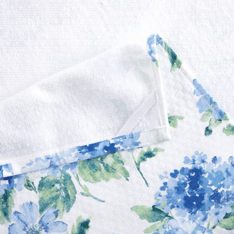 Amber Floral Kitchen Towel Set 2-Pack - Blue/Green, 16"x28"
