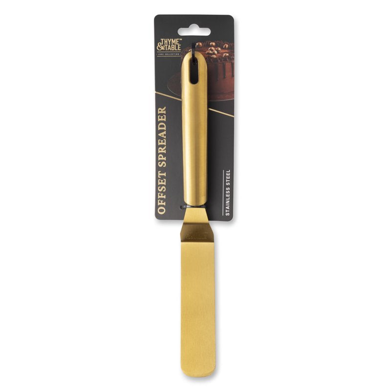 Stainless Steel Offset Spreader with Gold Finish