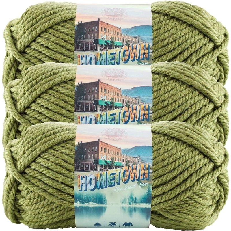 Bulky Yarn for Knitting & Crochet - Oklahoma City Green, Variation of THIS listing