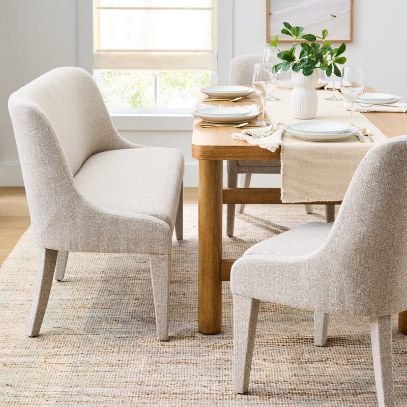 Upholstered Dining Bench - Wheat | Windsor Collection