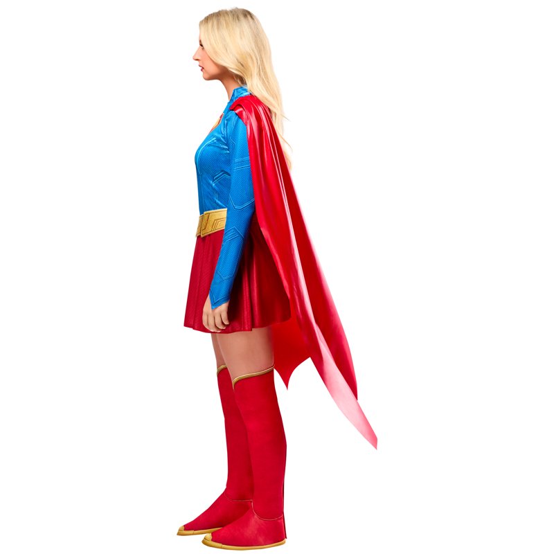 Supergirl Movie Deluxe Costume for Adults - Medium - Blue & Red Variation M