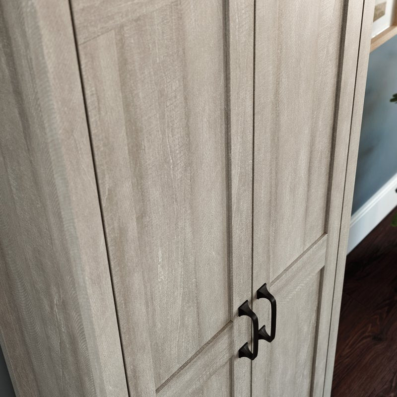 Two-Door Storage Cabinet with Adjustable Shelves - Spring Maple