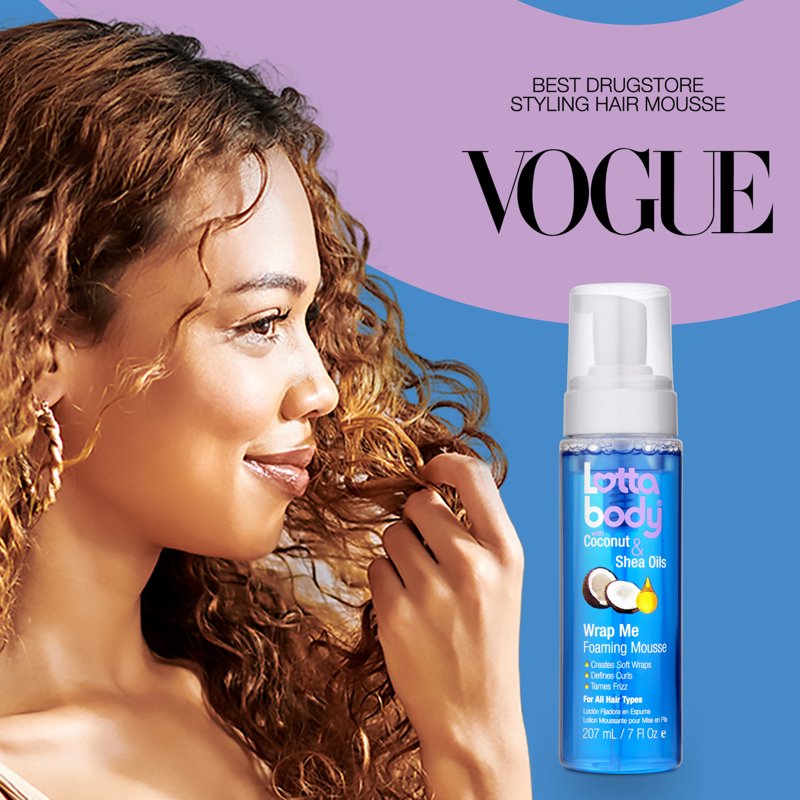 Curl Mousse with Coconut & Shea Oil - Anti Frizz for Curly Hair