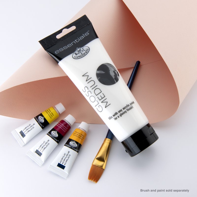 Gloss Acrylic Paint Medium 2 Pack - Royal & Langnickel Essentials 250ml