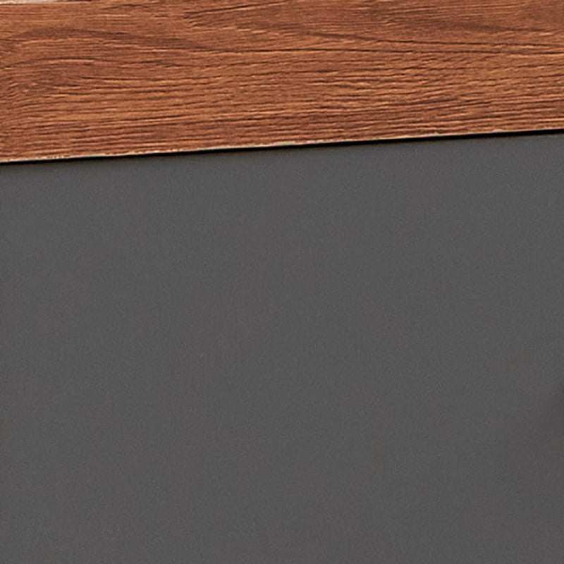 4-Door Kitchen Pantry with 4 Shelves - Grey Oak