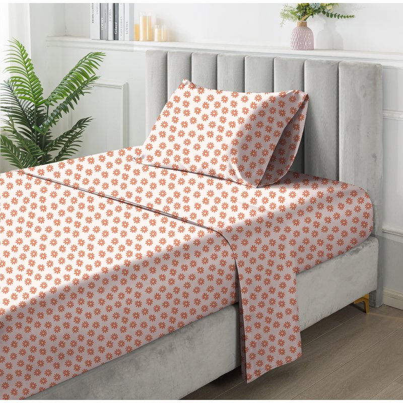 Twin-XL Reversible Bed-in-a-Bag Comforter Set with Sheets - Blush Pink