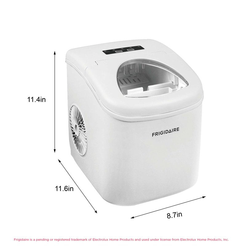 Countertop Ice Maker - 26 lb. Capacity, LED Controls, White