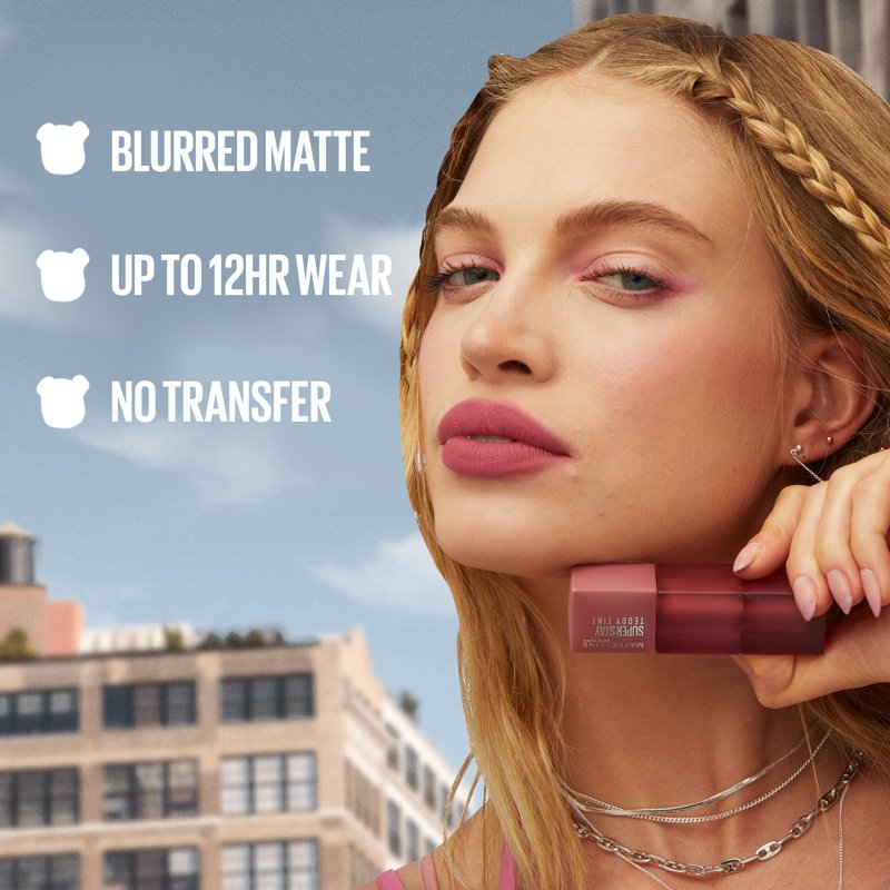 Long-Lasting Matte Lip Tint, Lightweight Blurred Finish, 0.17 fl oz