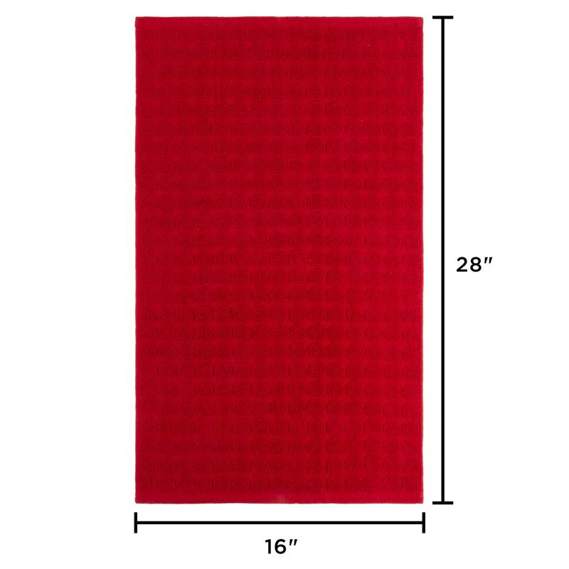 100% Cotton Kitchen Towels Set - Modern Circle Pattern, 8 Pack