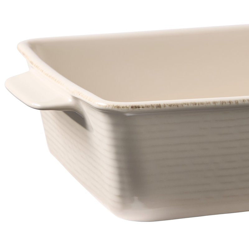 9" x 13" Cream Stoneware Baking Dish - Artisan Collection