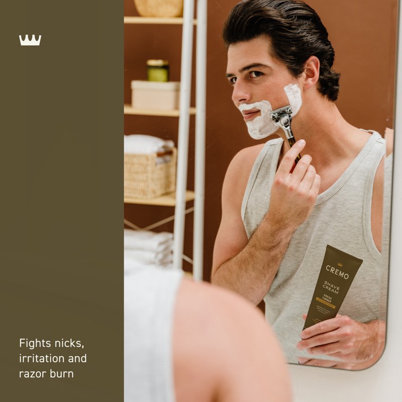 Moisturizing Shaving Cream for Men - Fresh Timber Scent, 6 fl oz