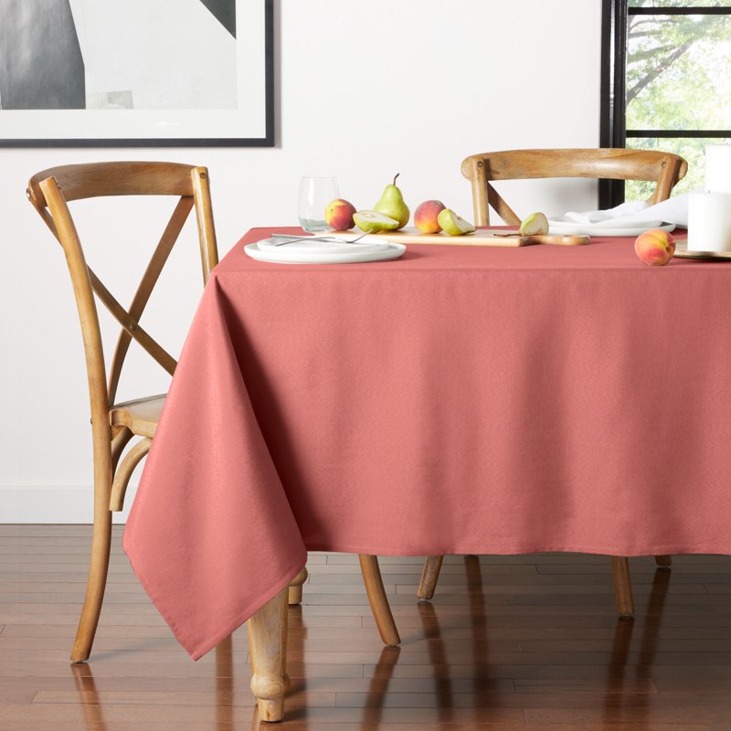Fabric Tablecloth - Brick, 60" x 102" Rectangle