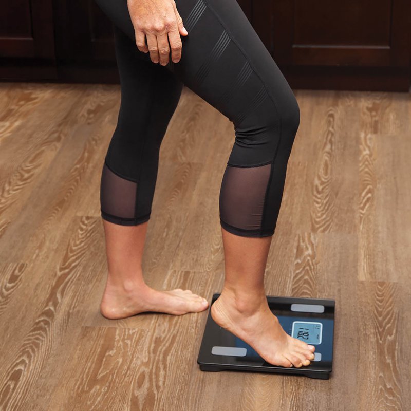 Digital Body Composition Scale 330 lb Capacity Bluetooth Connectivity