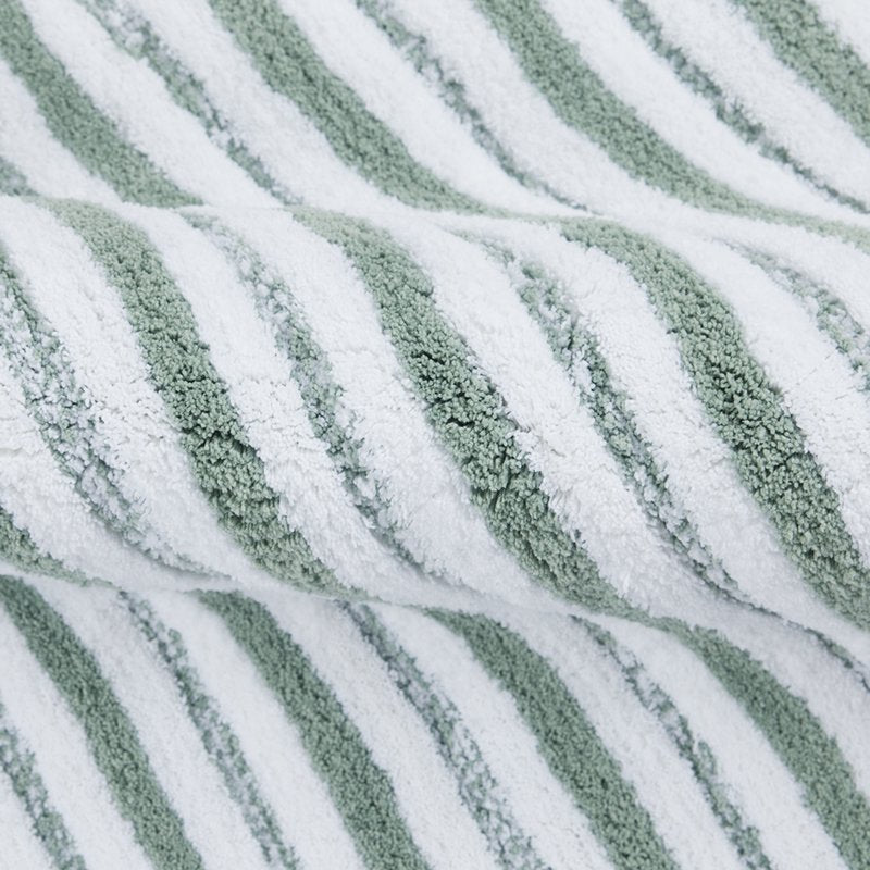 Better Homes & Gardens Green River Stripe Tufted Bath Rug 20x34 Inches