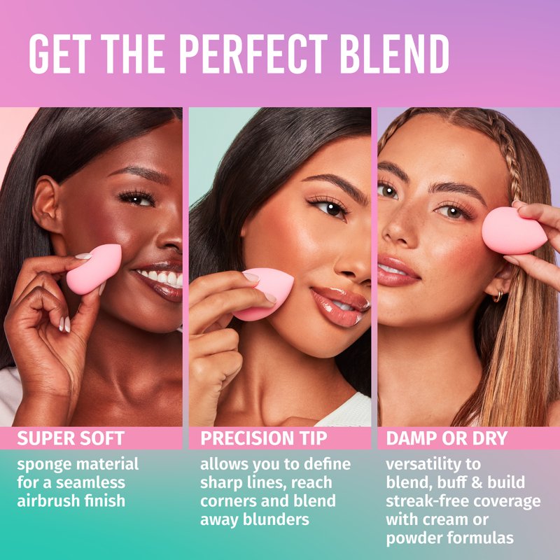Soft & Bouncy Makeup Sponge Applicators - 5 Pack