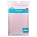Rectangular Pink Vinyl Table Cover - 54" x 84"