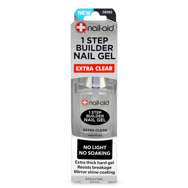 1-Step Builder Nail Gel - Extra Clear Protective Strengthening Top Coat