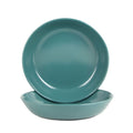 Emerald Green Round Dinner Bowl Set of 2 - 9.5" / 36 oz