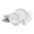 Ceramic Dinnerware Set - 16-Piece Blush Pink
