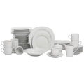 Simply White Square 45-Piece Dinnerware Set - Service for 8