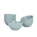 Cereal Bowl Set of 6 - 5.5" 20oz Matte Mineral Blue